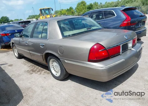 2002 Mercury Grand Marquis Ls from USA, damaged, VIN 2MEFM75W02X635971